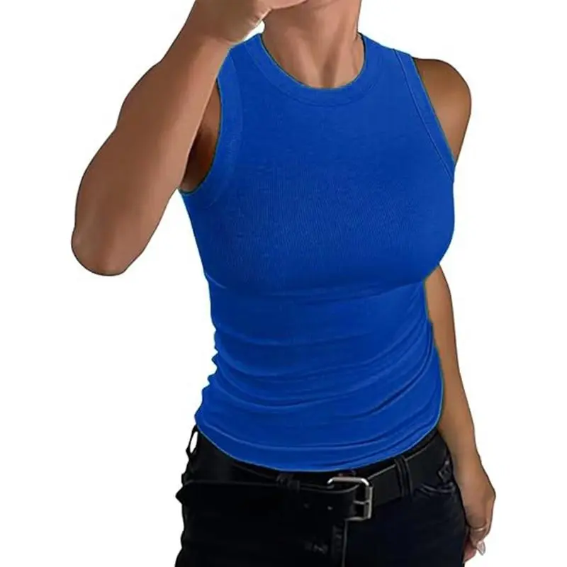 Women's Ribbed Racerback Tank Tops