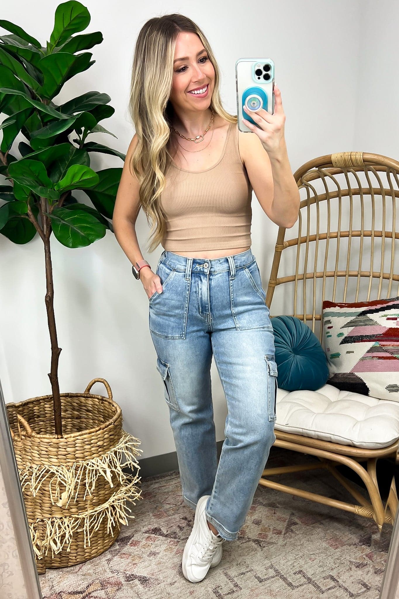 Ribbed Cropped Brami Top