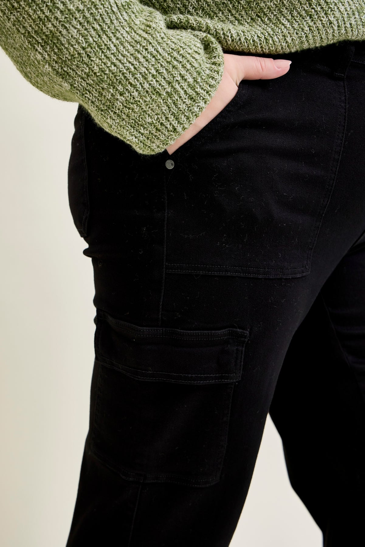 Krystal High Rise Cargo Wide Leg - PLUS