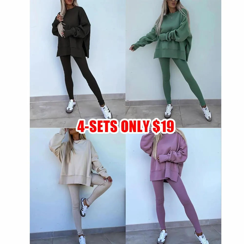 Cozy Women's Sweatshirt & Pants Set