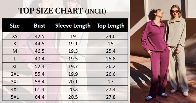 Women's 2-Piece Lounge Set – Half-Zip Pullover & Jogger Pants