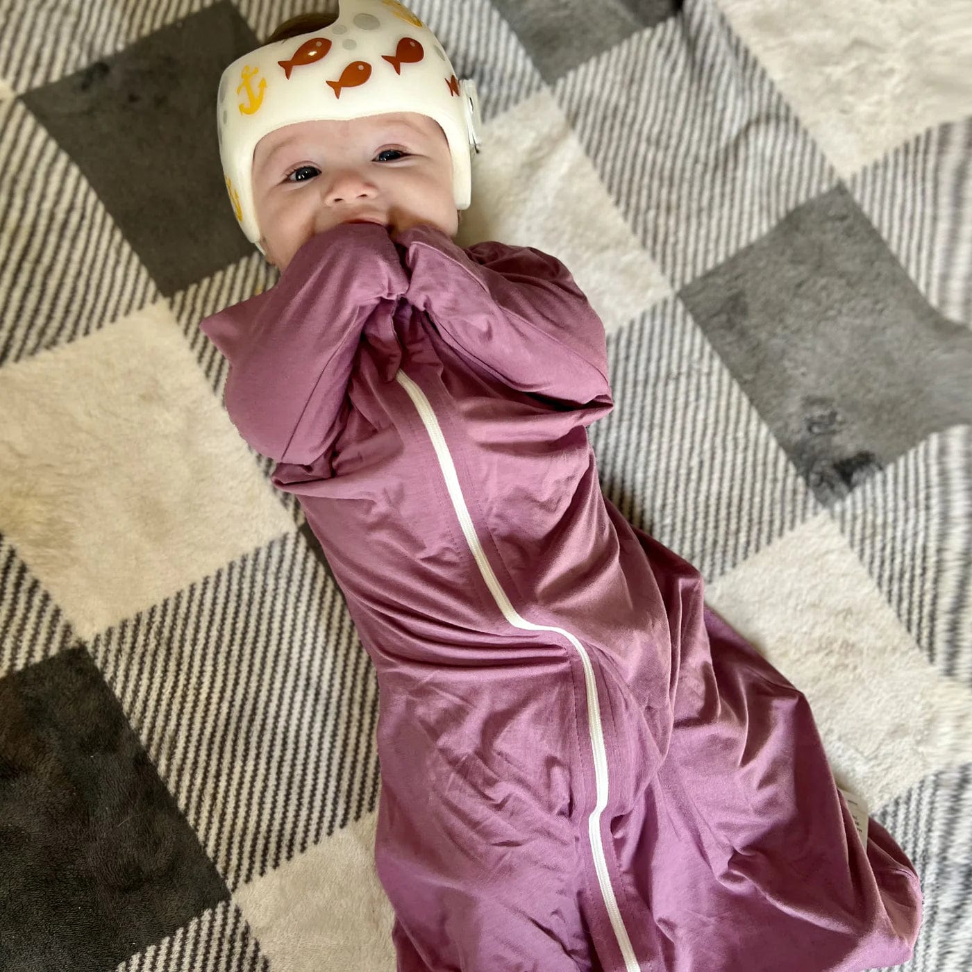 Shark-Fin Transition Swaddle