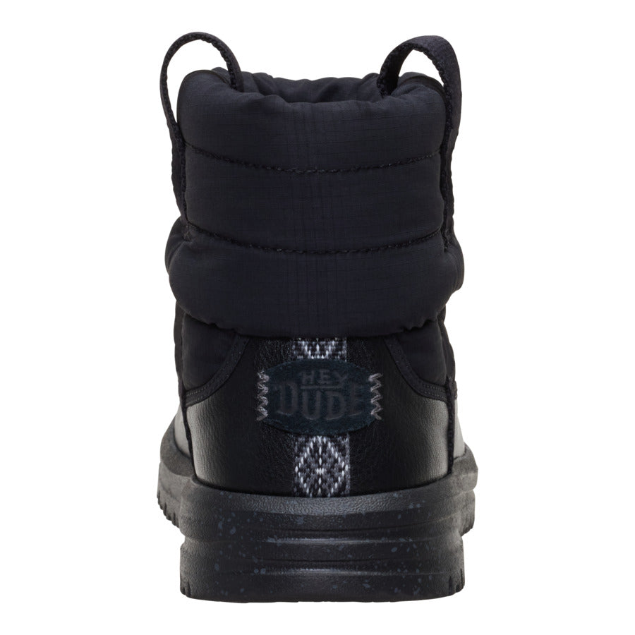 Camden Cuff Nylon Quilt - Black/Black