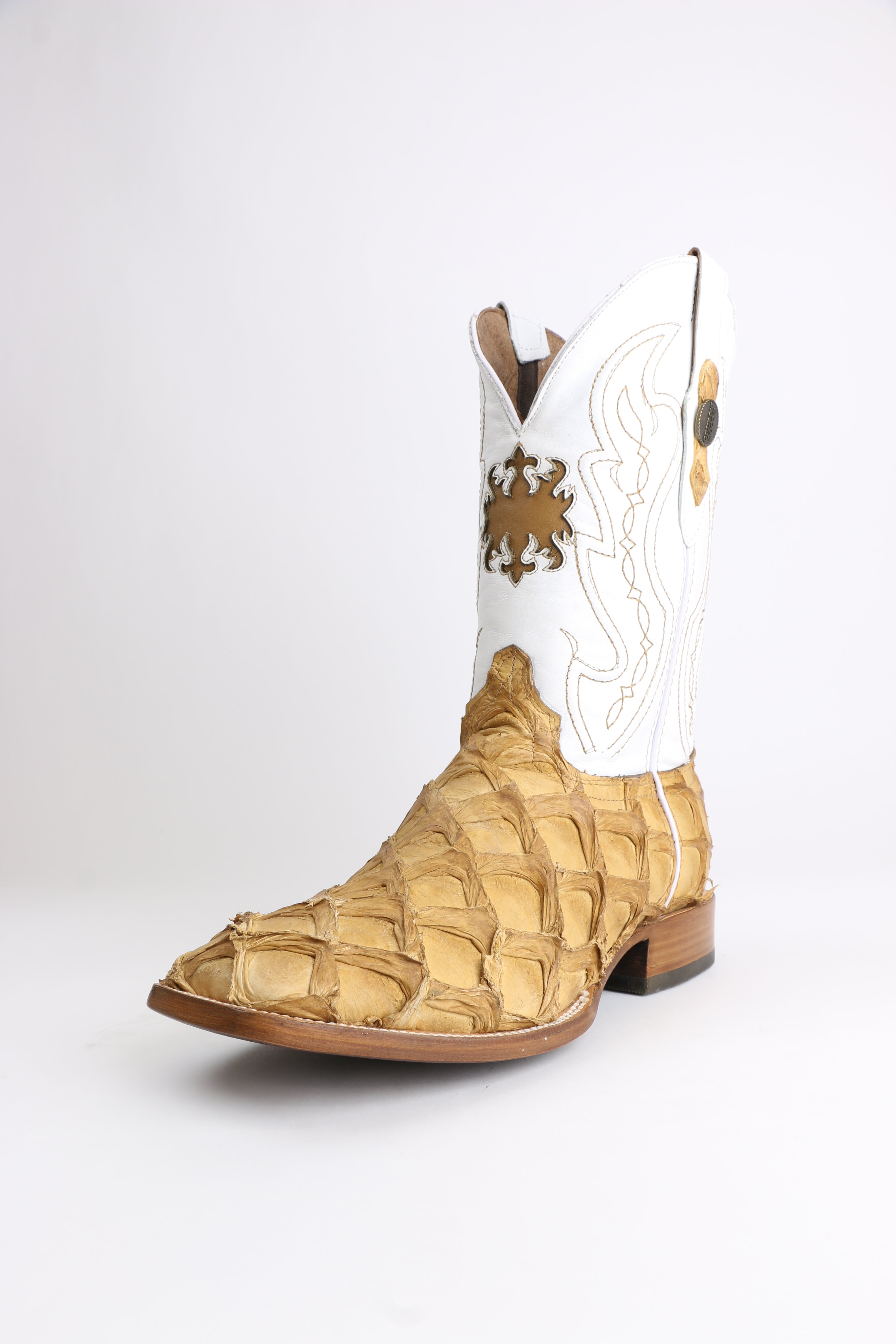 Chero's Premium Exotic Pirarucu Light Castor Clearance Sale 70%OFF