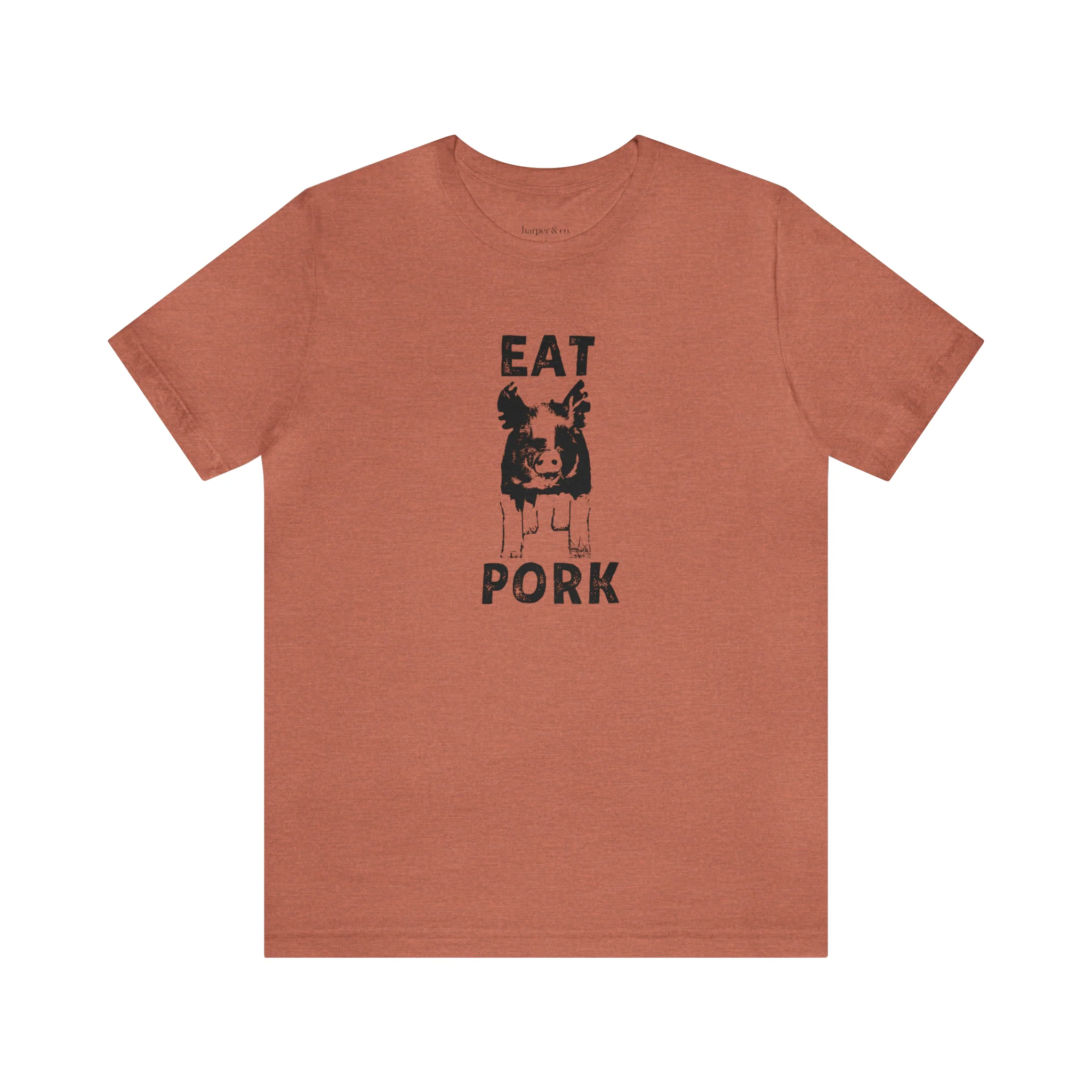 Eat Pork Unisex Jersey Short Sleeve Tee