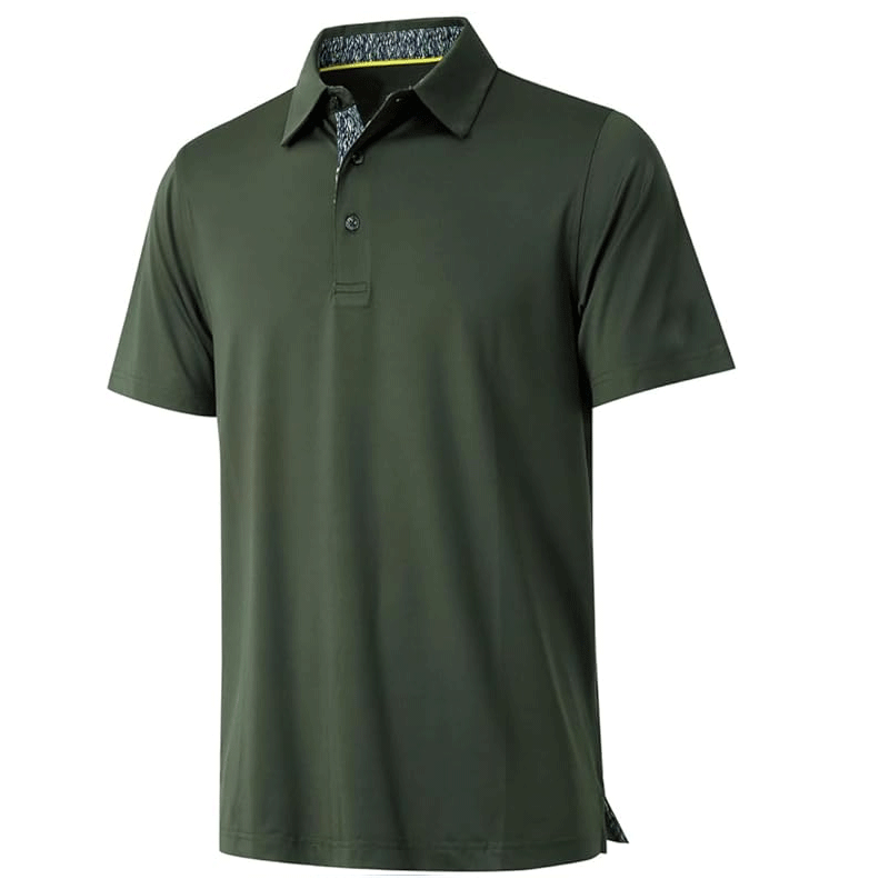 Men’s Performance Polo Shirt – Breathable Stretch Short Sleeve Casual Fit