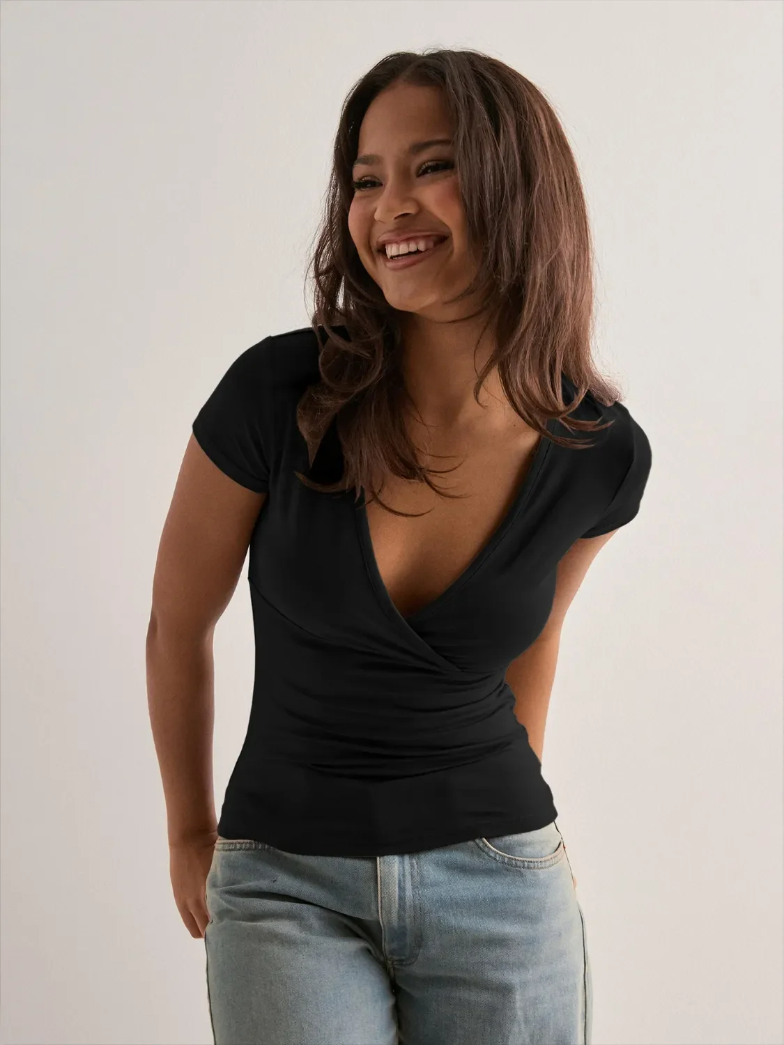 Surplice Short Sleeve T-Shirt (multiple color options)