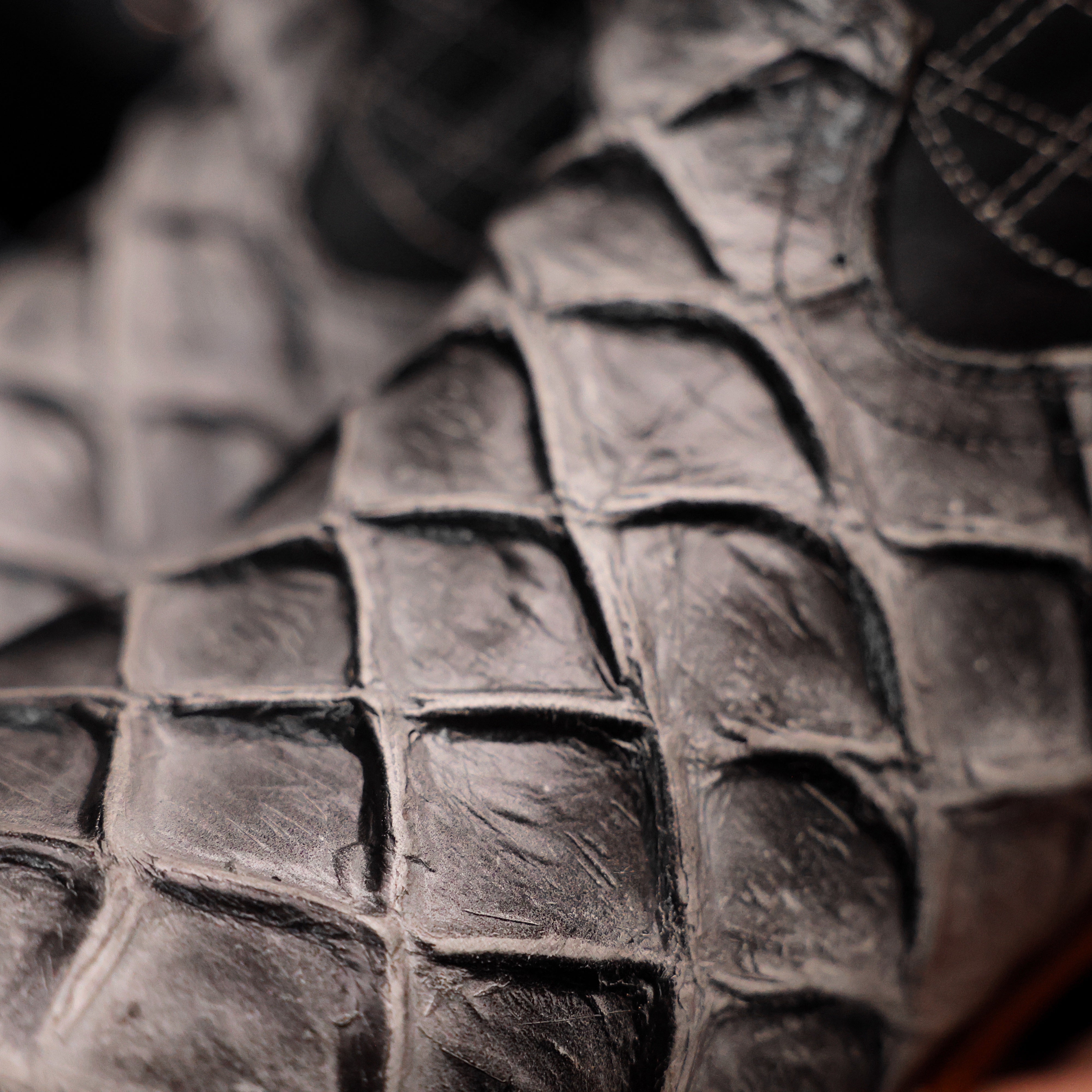 Eclipse Pirarucu Leather Boots - Square Toe