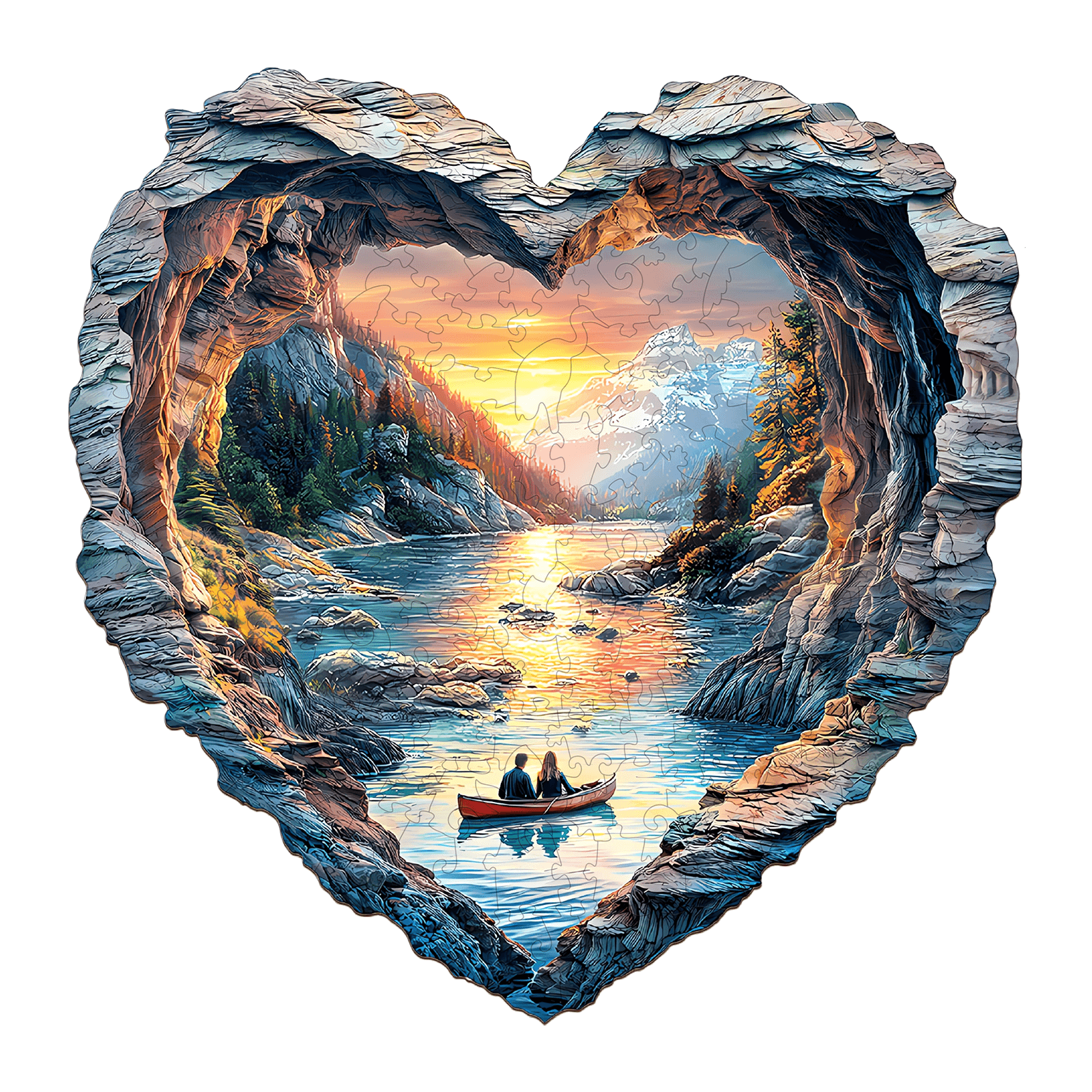 3D Lake Louise Wooden Jigsaw Puzzle