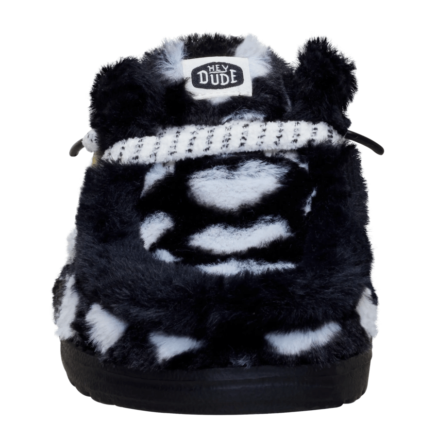 Wendy Slipper Hearts - Black/White