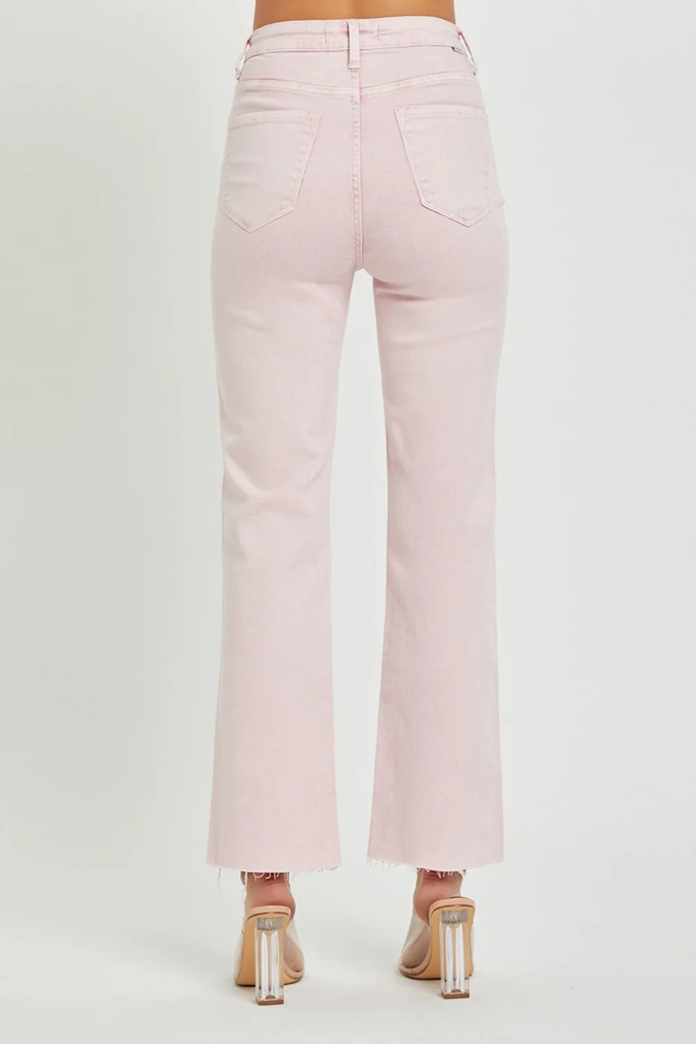 Full Size High Rise Tummy Control Straight Jeans