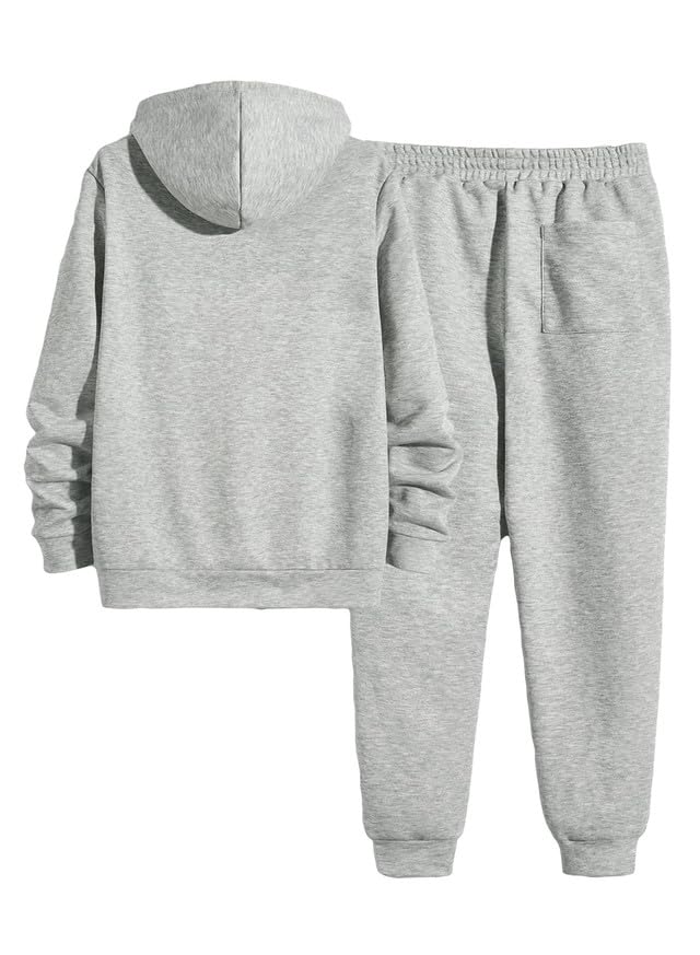 Men's 2 Piece Outfits Hoodie Sweatshirt Tracksuit & Joggers Sweatpants Sweatsuit Set