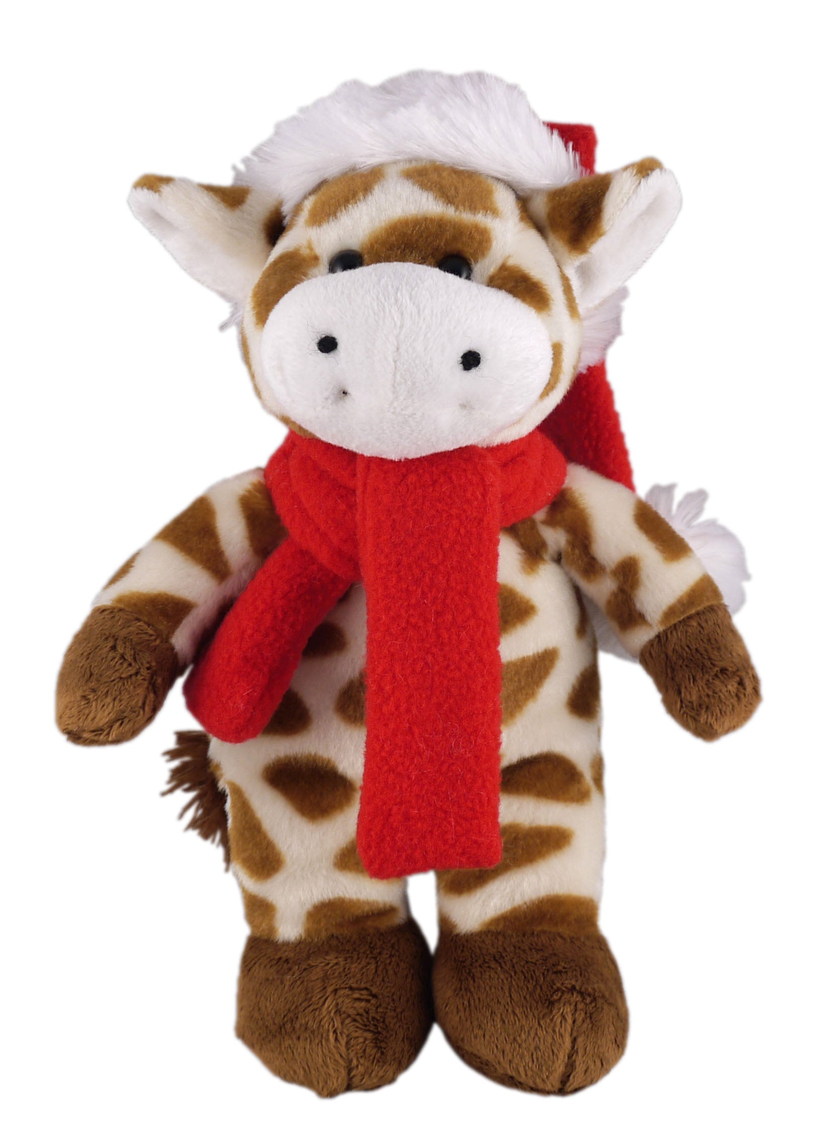 Christmas animals with customizable scarf giraffe 8inch