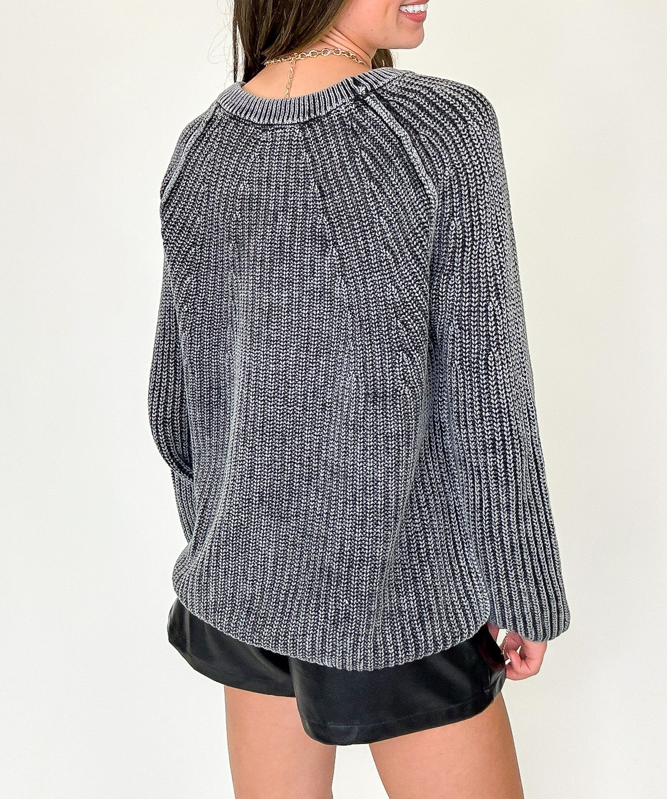Fireside Stone Washed Round Neck Sweater