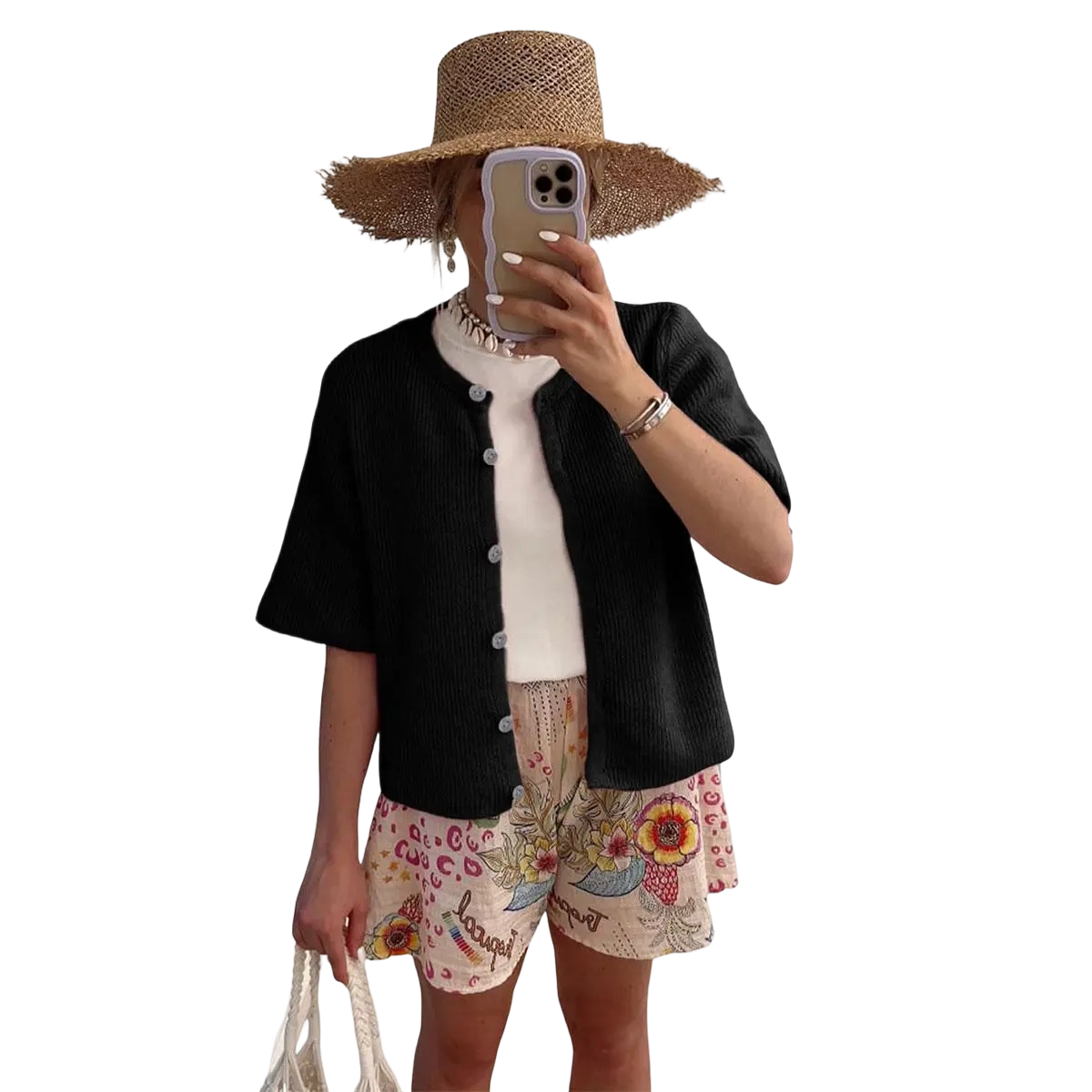 Summer Breeze Women's Short Sleeve Cardigan (XS–5XL)