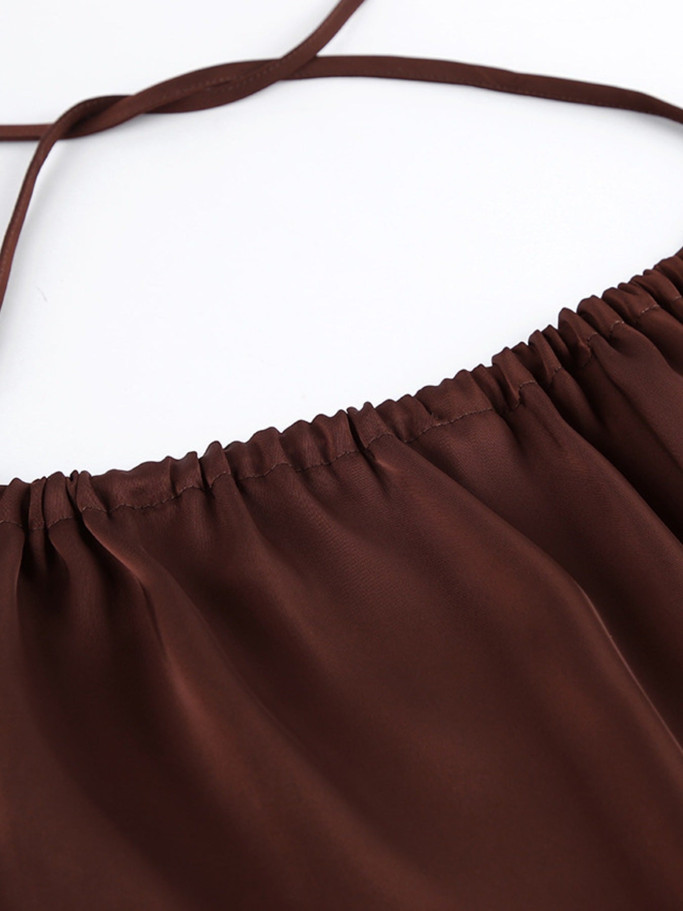 Backless Halter Neck Maxi Dress