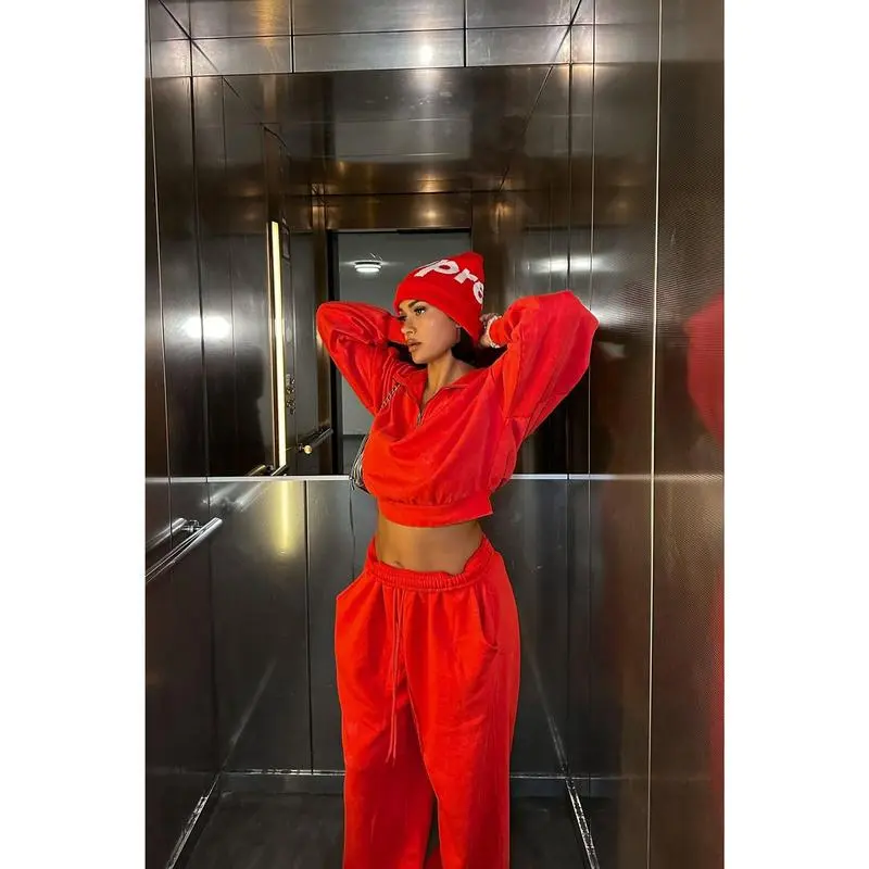 Rested Lounge Set – Pullover & Wide Leg Jogger