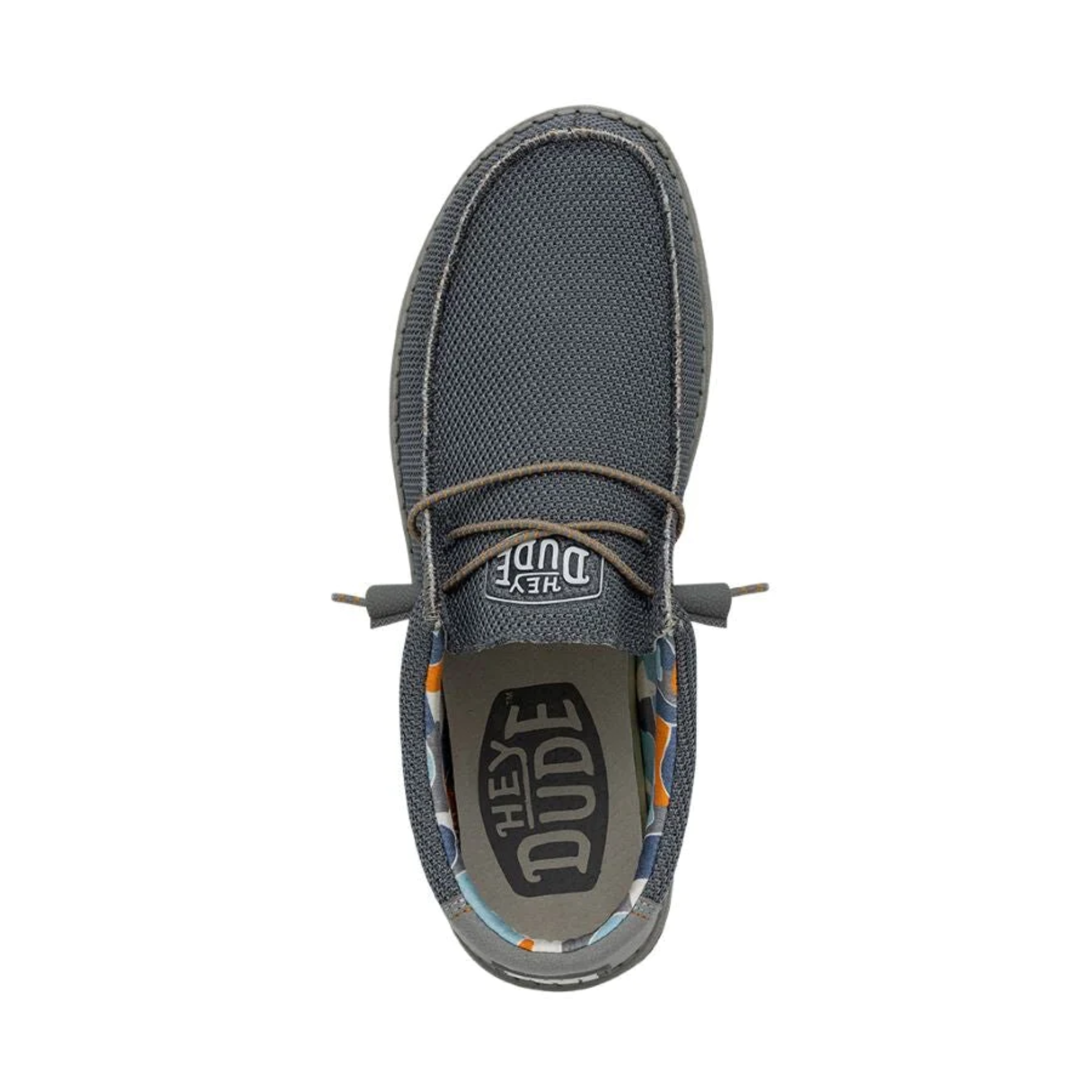 DUDE MEN'S WALLY SOX TRIPLE NEEDLE BLUE - 400203US