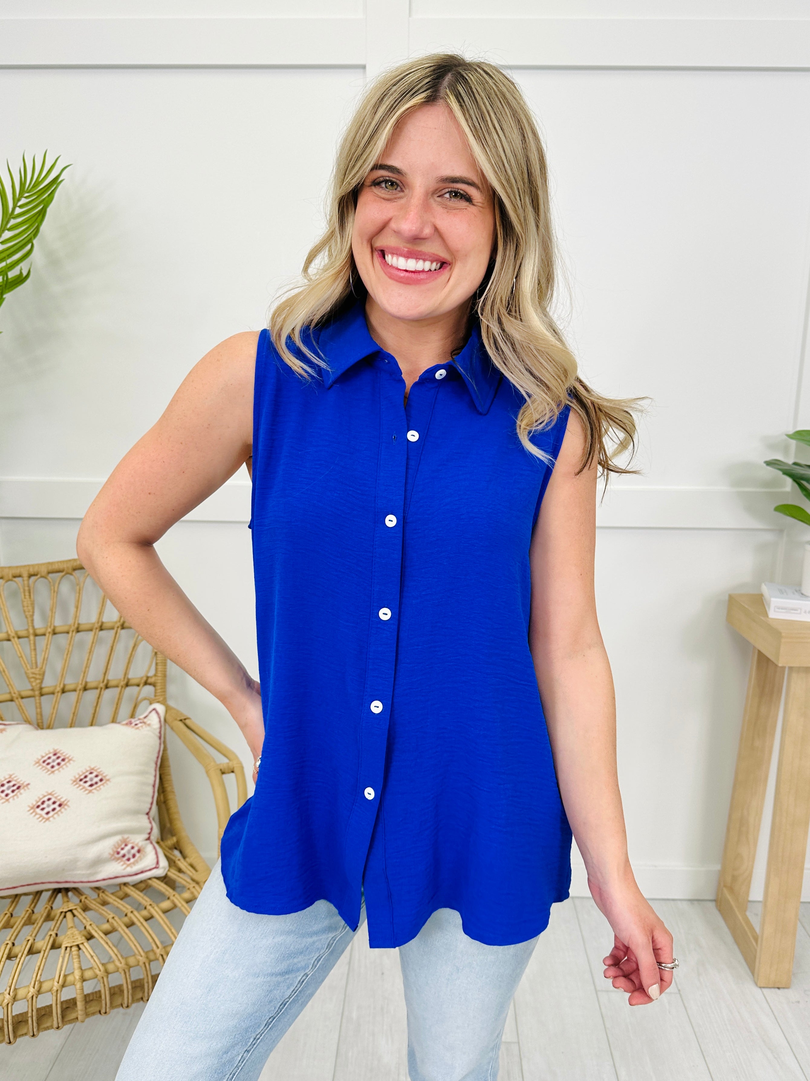 Step Into Summer Tank Top- Multiple Colors!