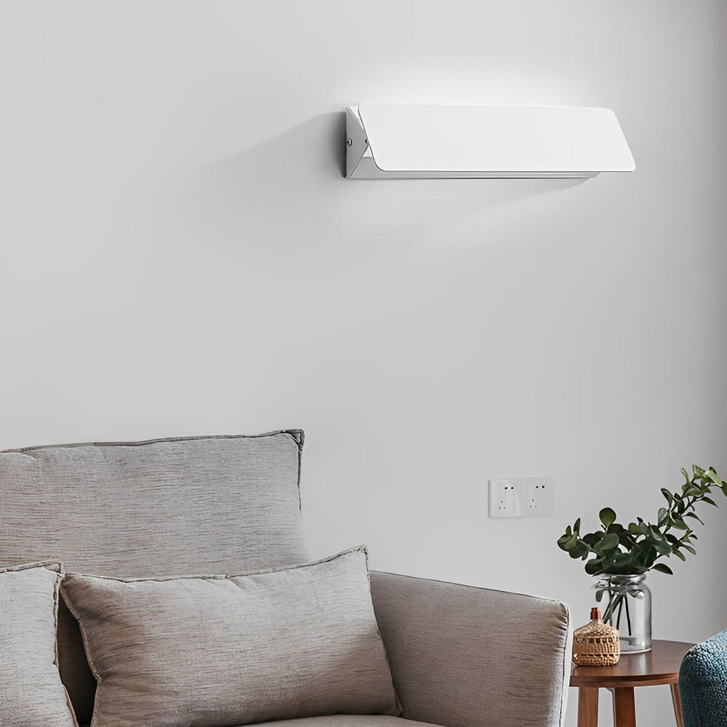 270 Rotatable Adjustable Rectangular Strip LED White Nordic Wall Lamp
