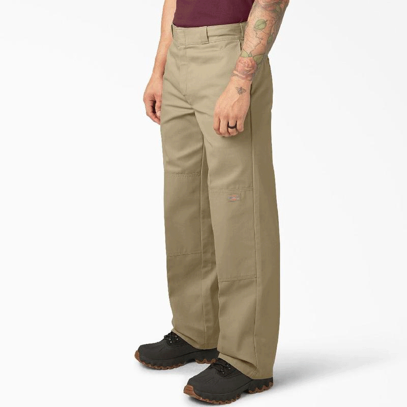 👖Men’s Relaxed Double-Knee Work Pants – Everyday Durable Casual Trousers