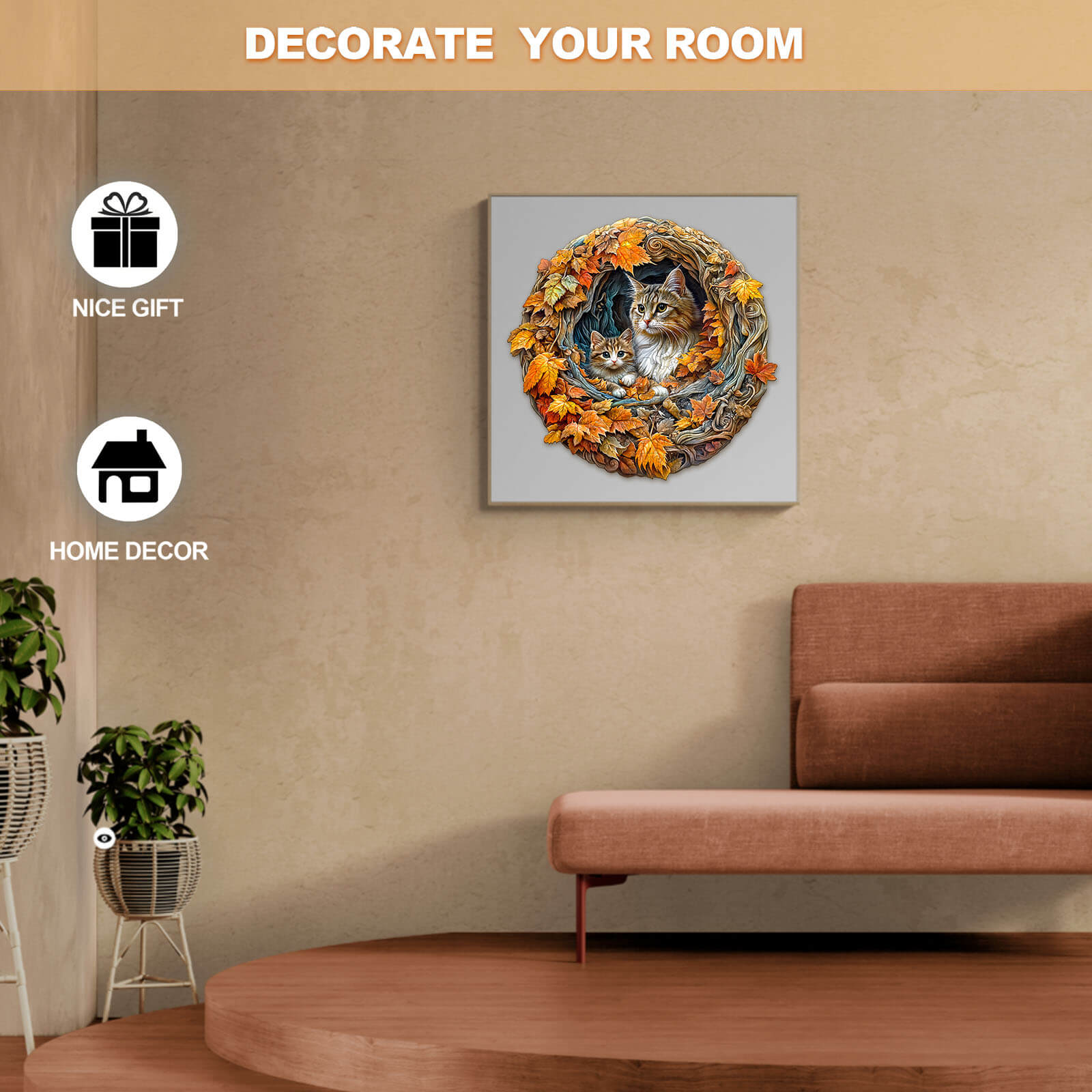 3D  cat mom Jigsaw Puzzle