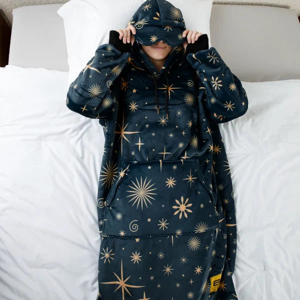 Wearable blanket Oversized with sherpa lining One size fits most.