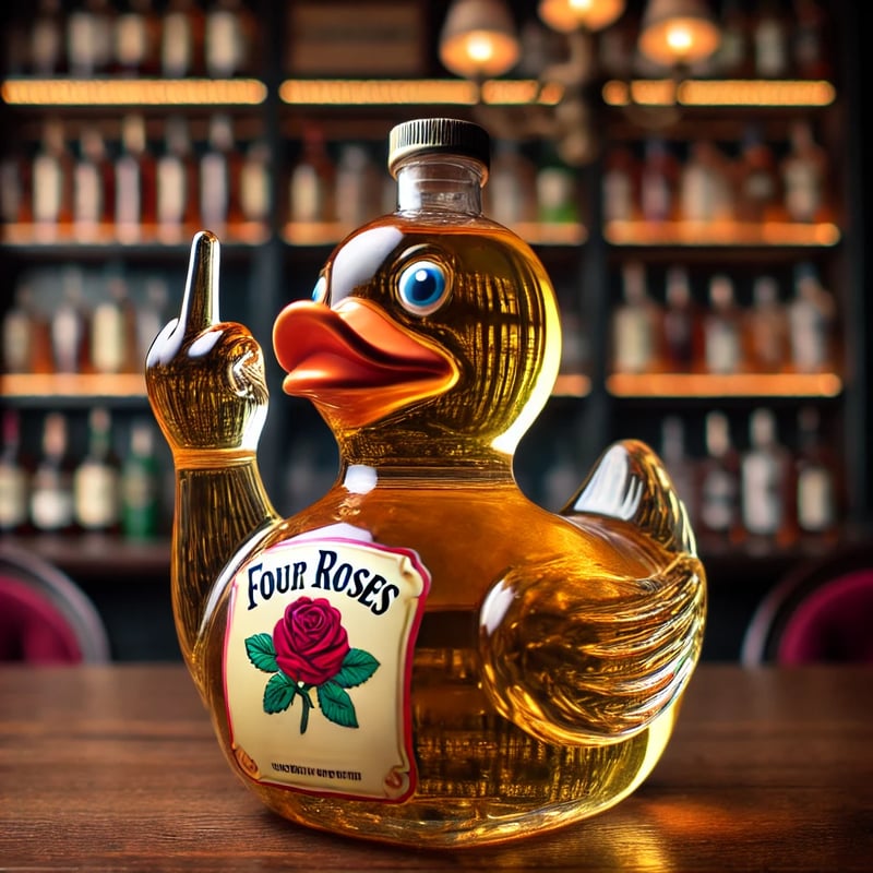 12oz Middle Finger Duck Bottle