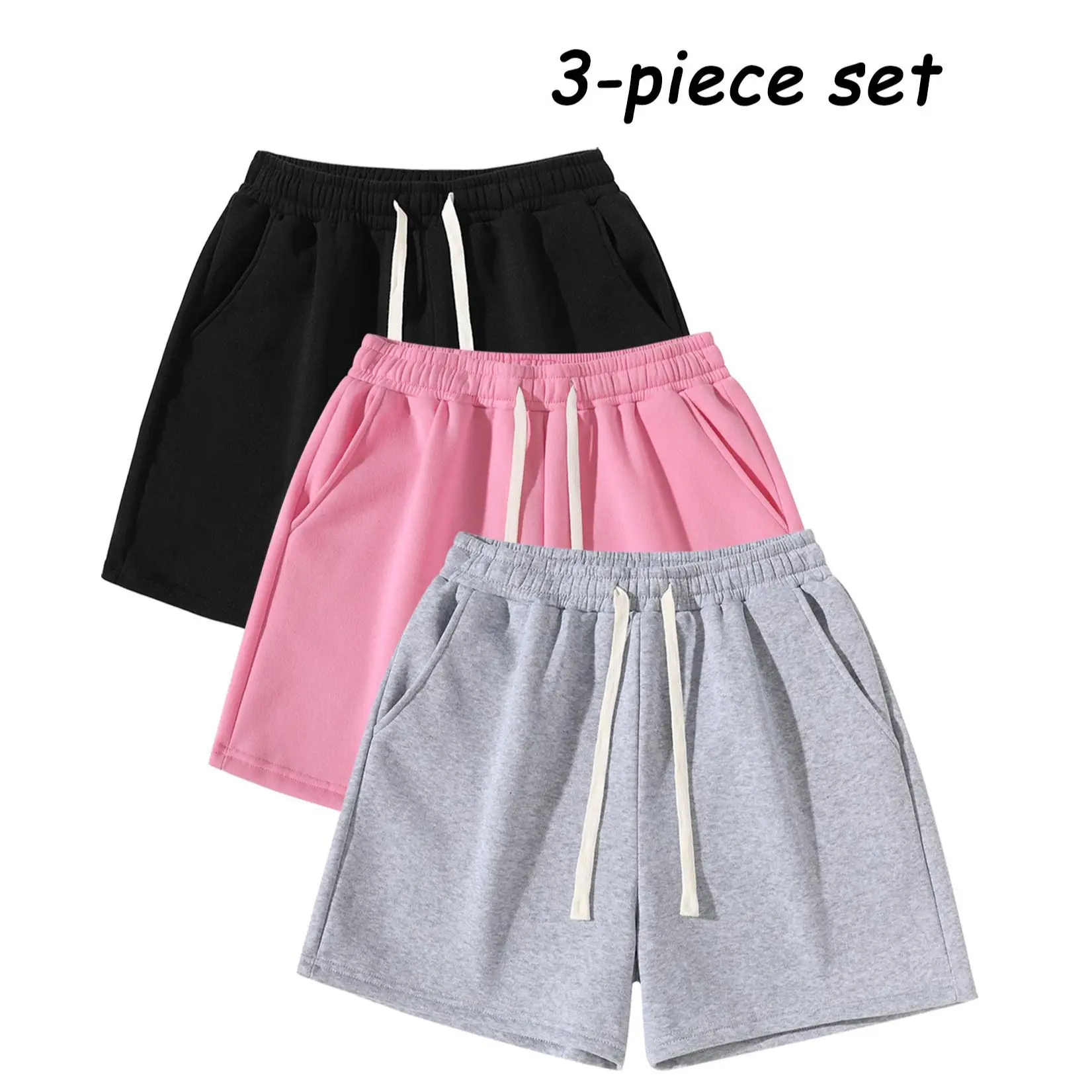 Casual Fashion Sports Commuter Versatile Loose Solid Color Shorts Fitness Summer Bottoms SpringStatements
