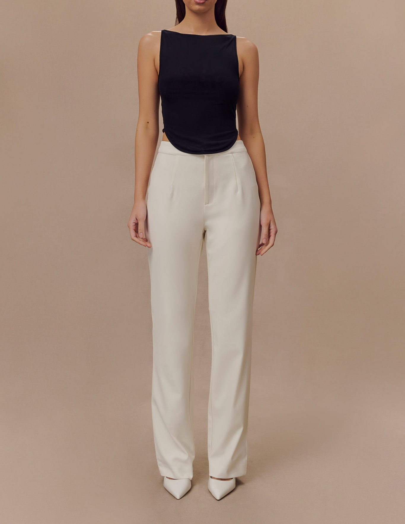Ivory Straight Leg Pant