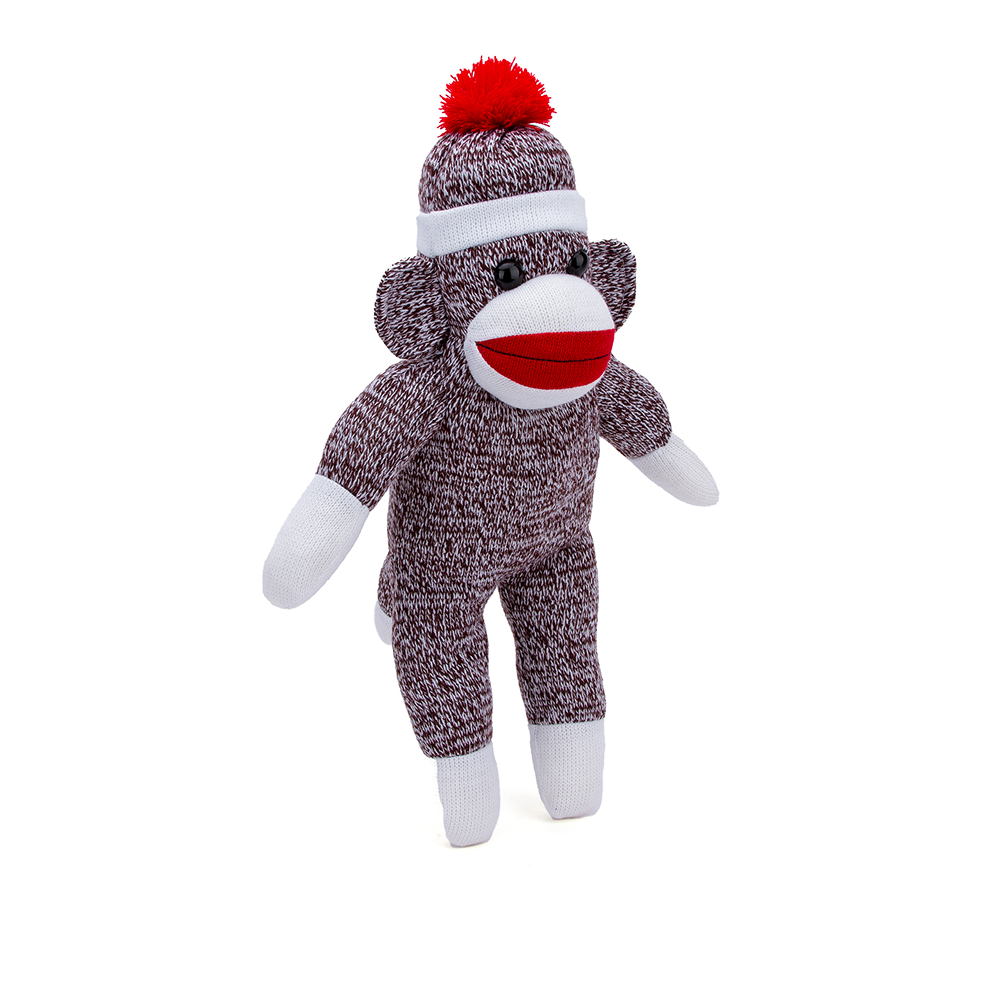 Sock Monkey 16inch Brown