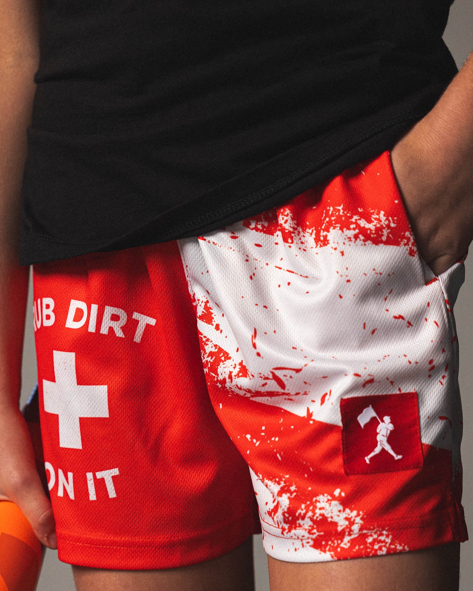 Rub Dirt Diamond Air Mesh Shorts - Youth