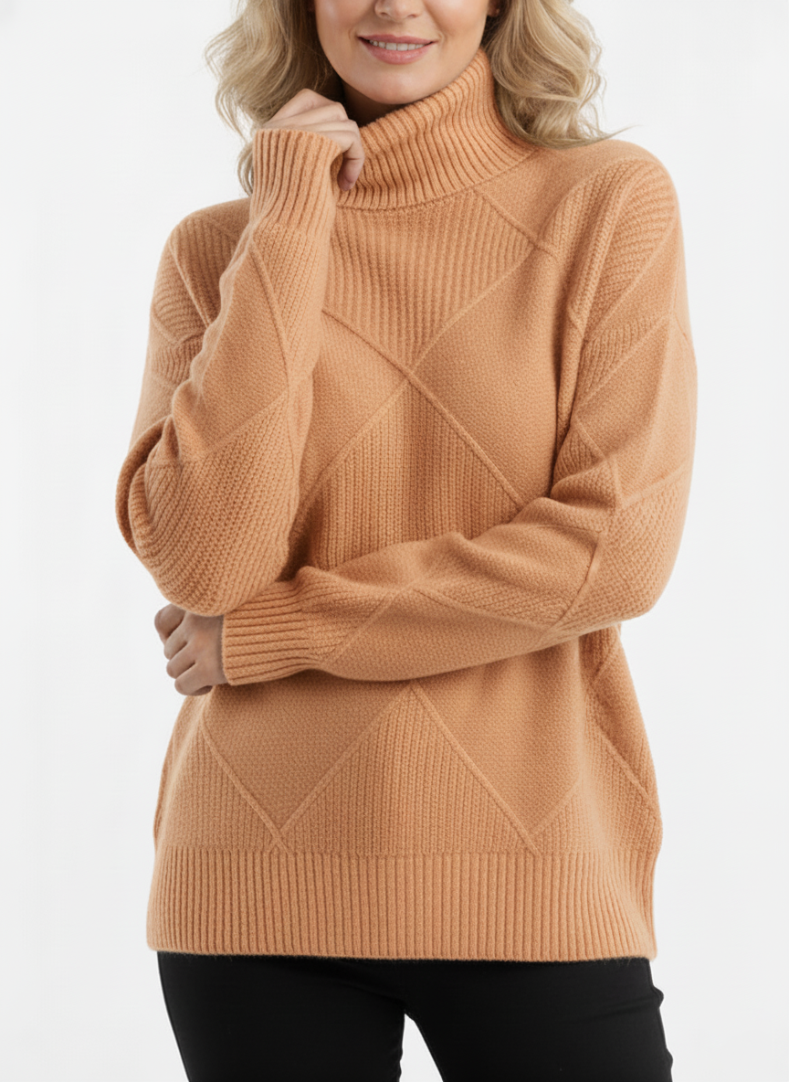 Women's Casual Cashmere Turtlencek Sweater