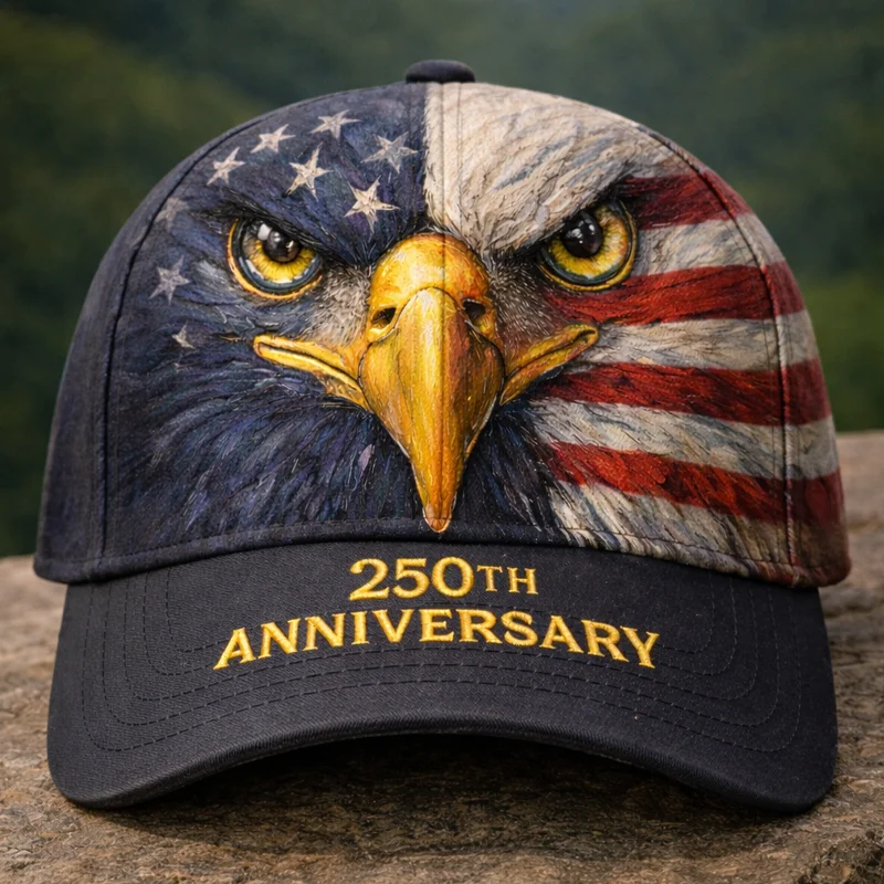 250Th Anniversary Celebration Of The Founding Of The United States, Washed Cotton Duckbill Cap
