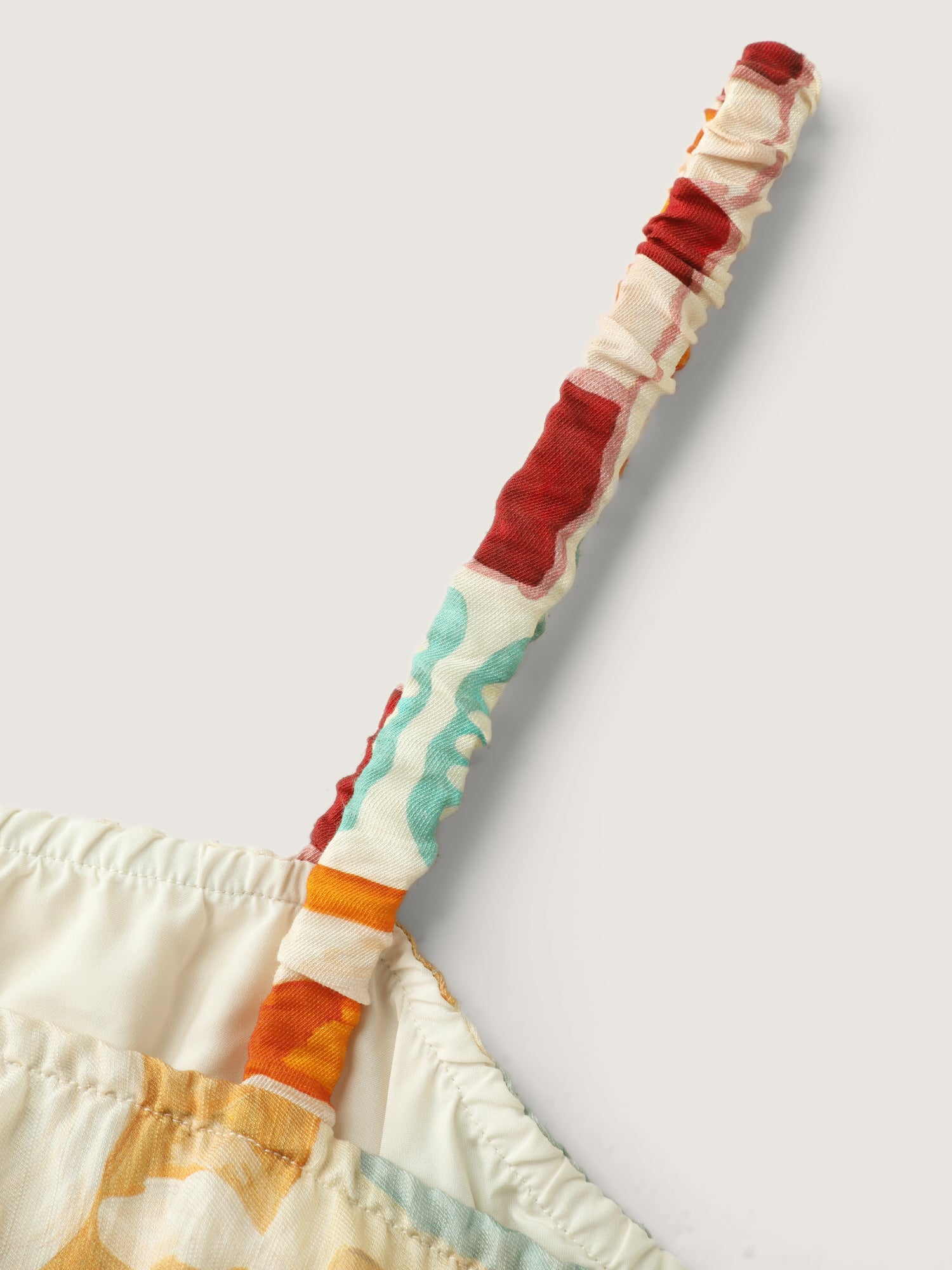 Playful Collage Print Cami Midi Dress