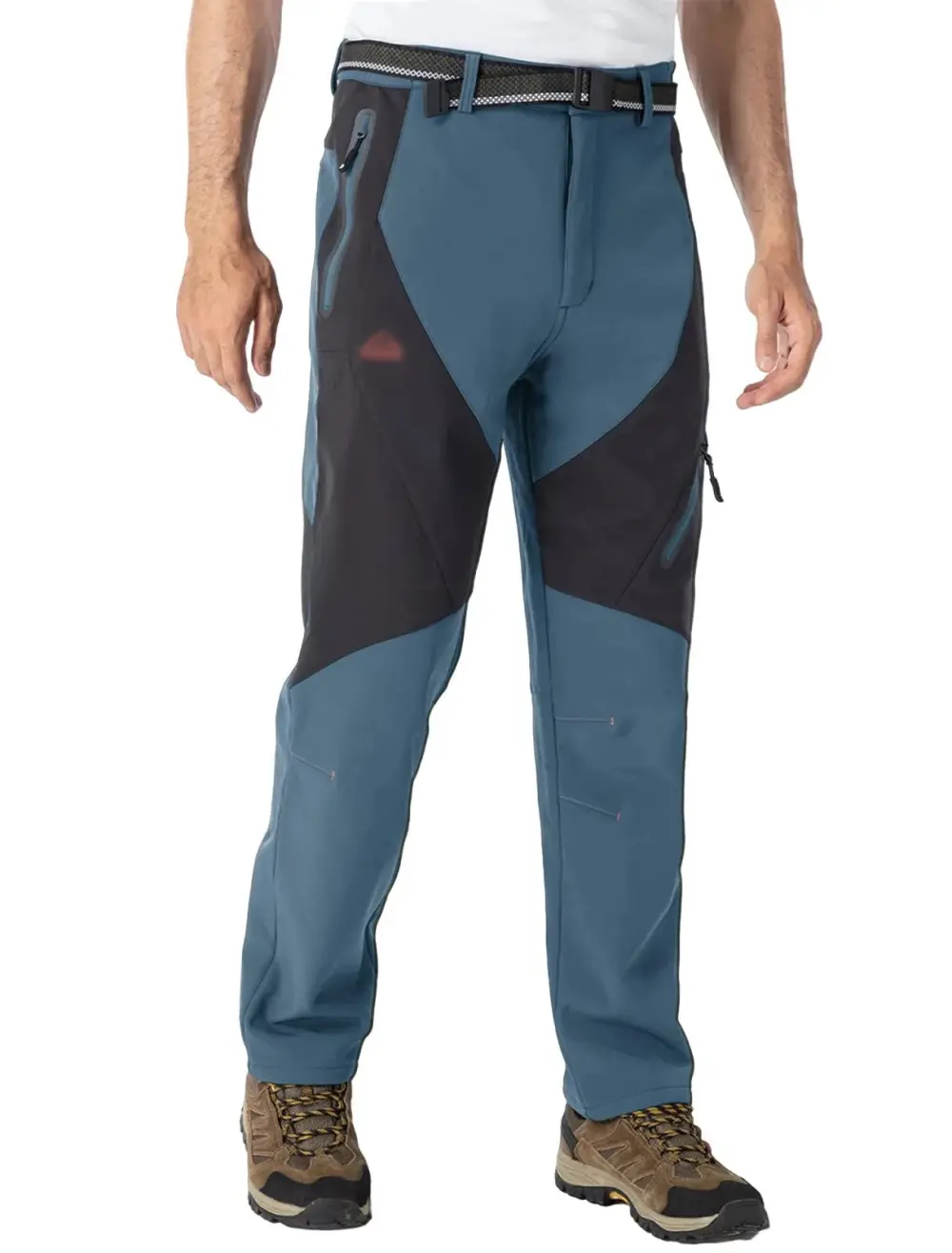 Men's 8-Pack Insulated Waterproof Pant Windproof Warm Fleece Lined Ski Trousers