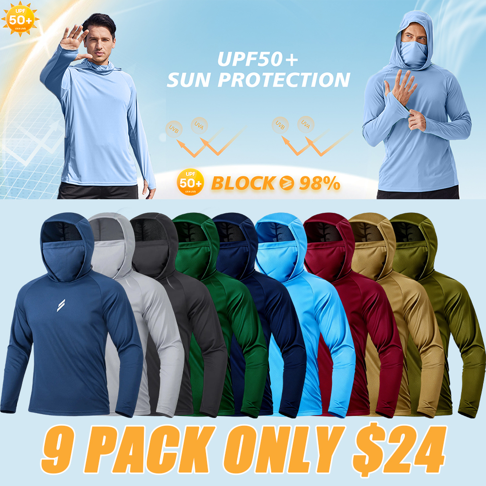 Men's UPF 50+ Sun Protection Hoodie