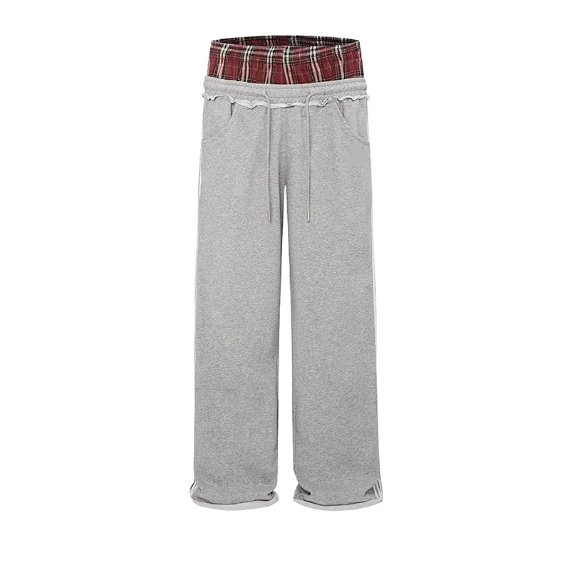 🧩🧩🧩Unisex Plaid Patchwork Sweatpants
