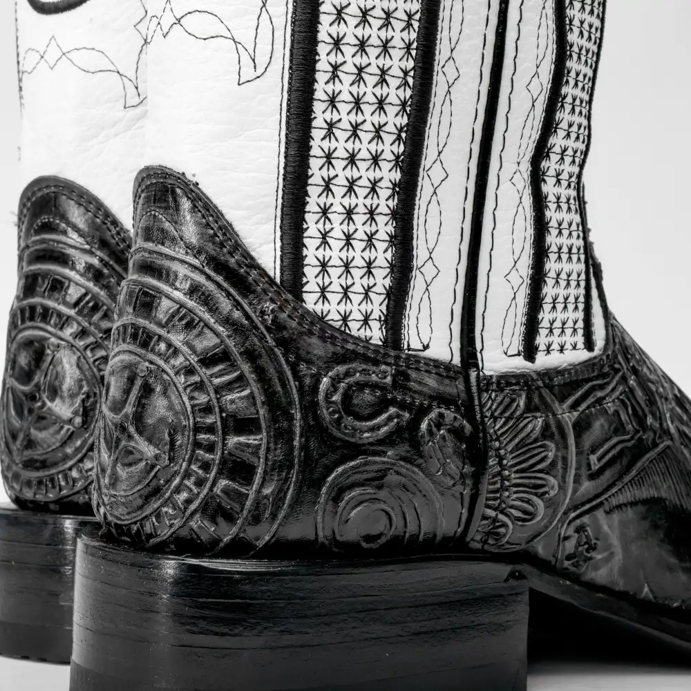 Ace Of Spades Grey/Black - Square Toe