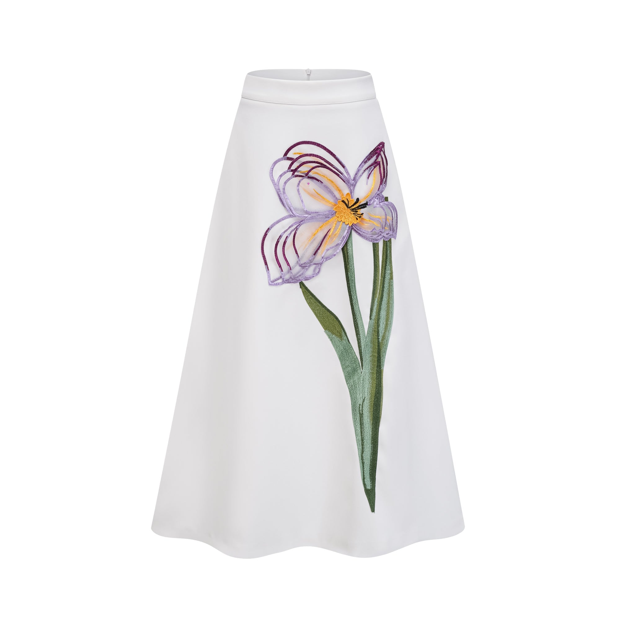 Flower Print set in white