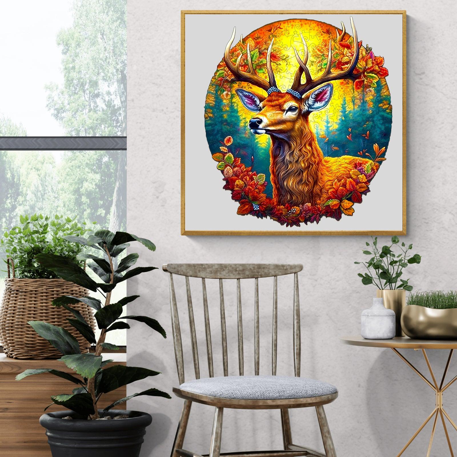 Deer Of Life-1 Wooden Jigsaw Puzzle