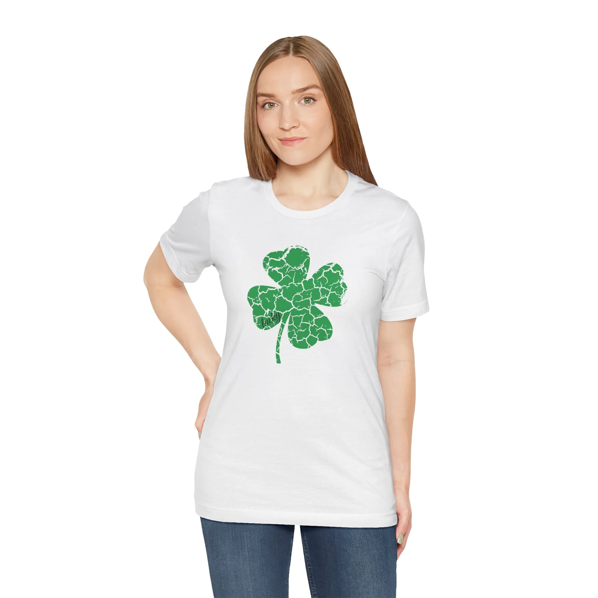Lucky Clover Unisex Jersey Short Sleeve Tee