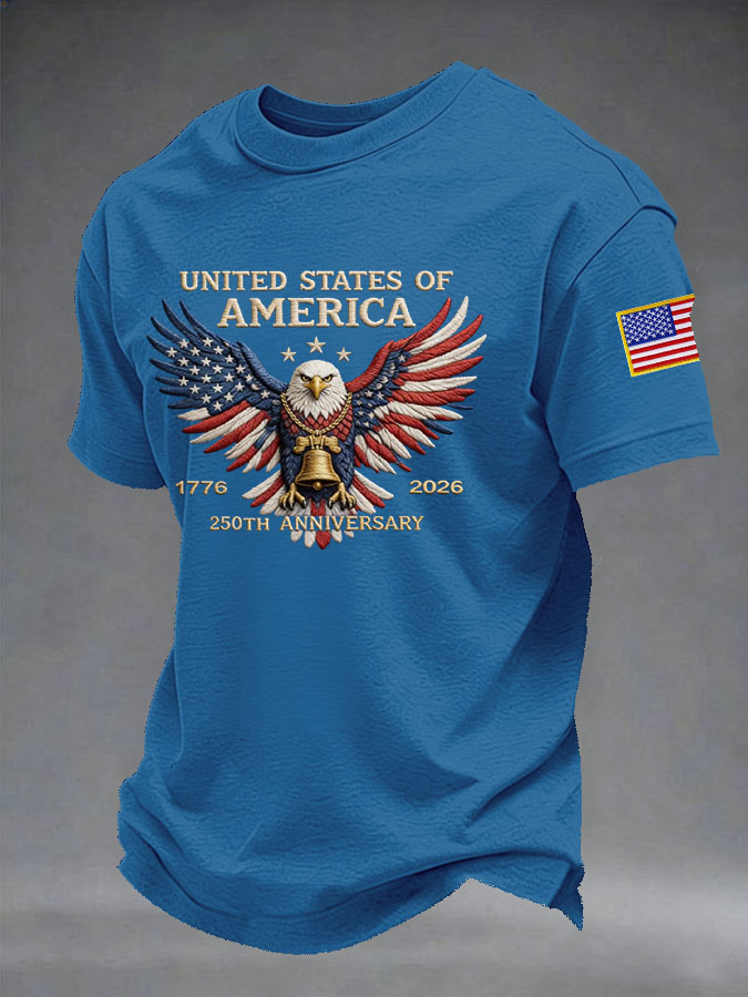Men'S Retro 250th Anniversary of The United States T-Shirt