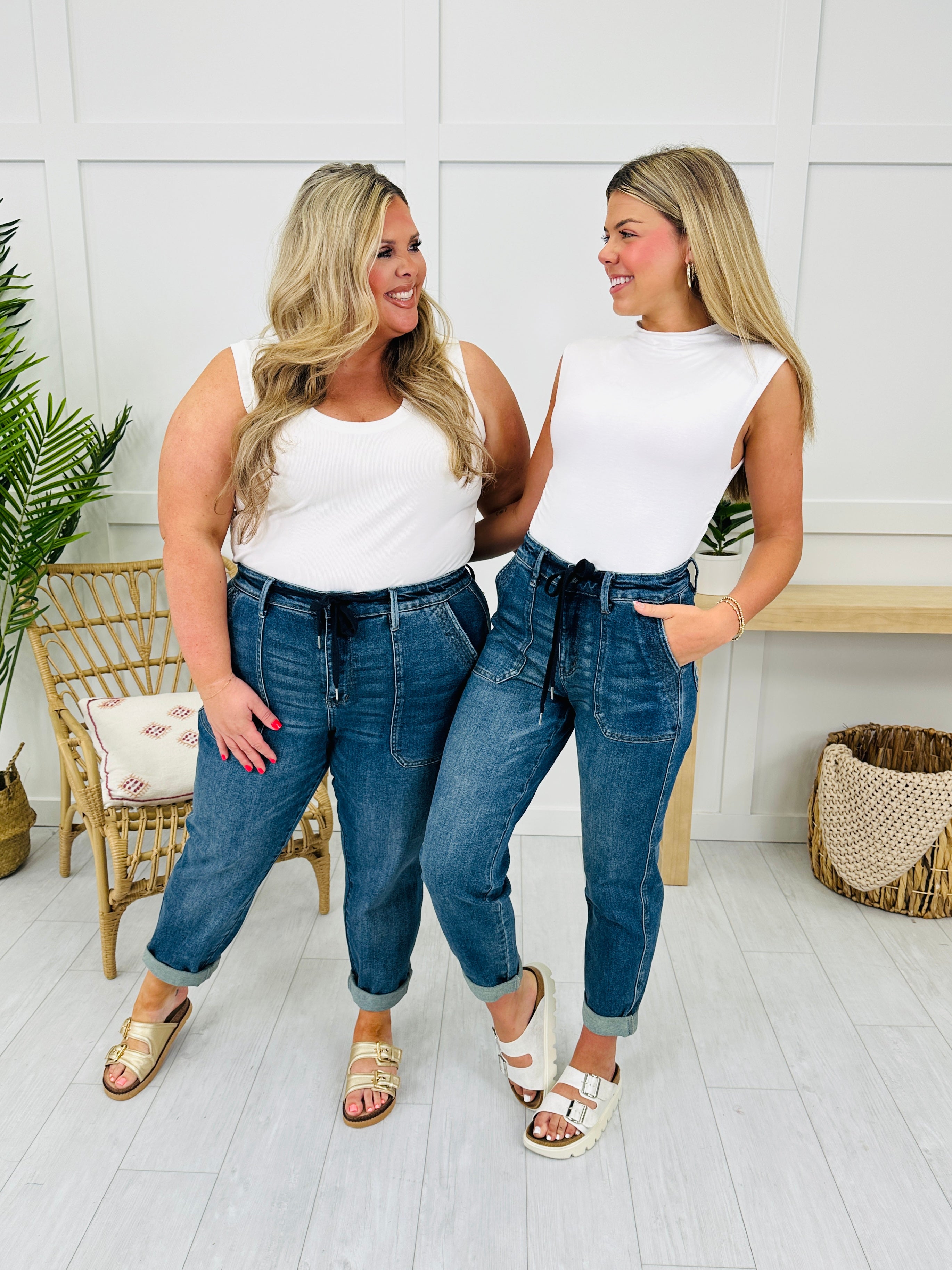 Judy Blue Something About You Denim Joggers