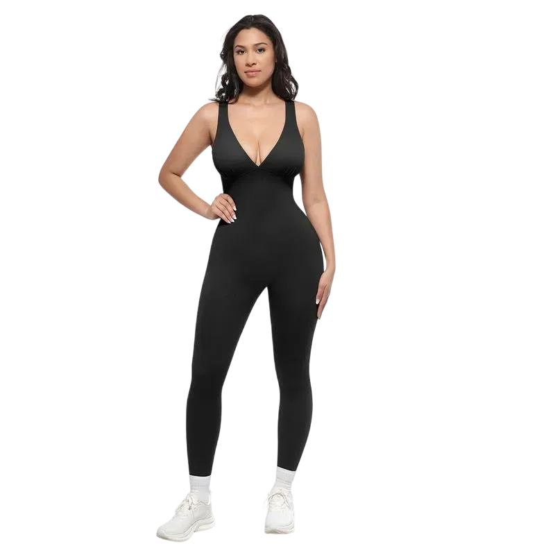 Women's Solid Deep V Shapewear