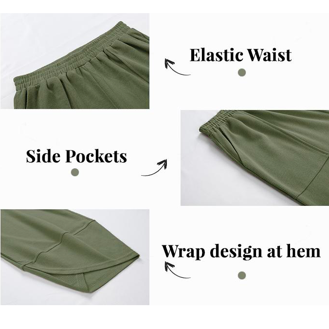 Elasticated Harem Palazzo Pants