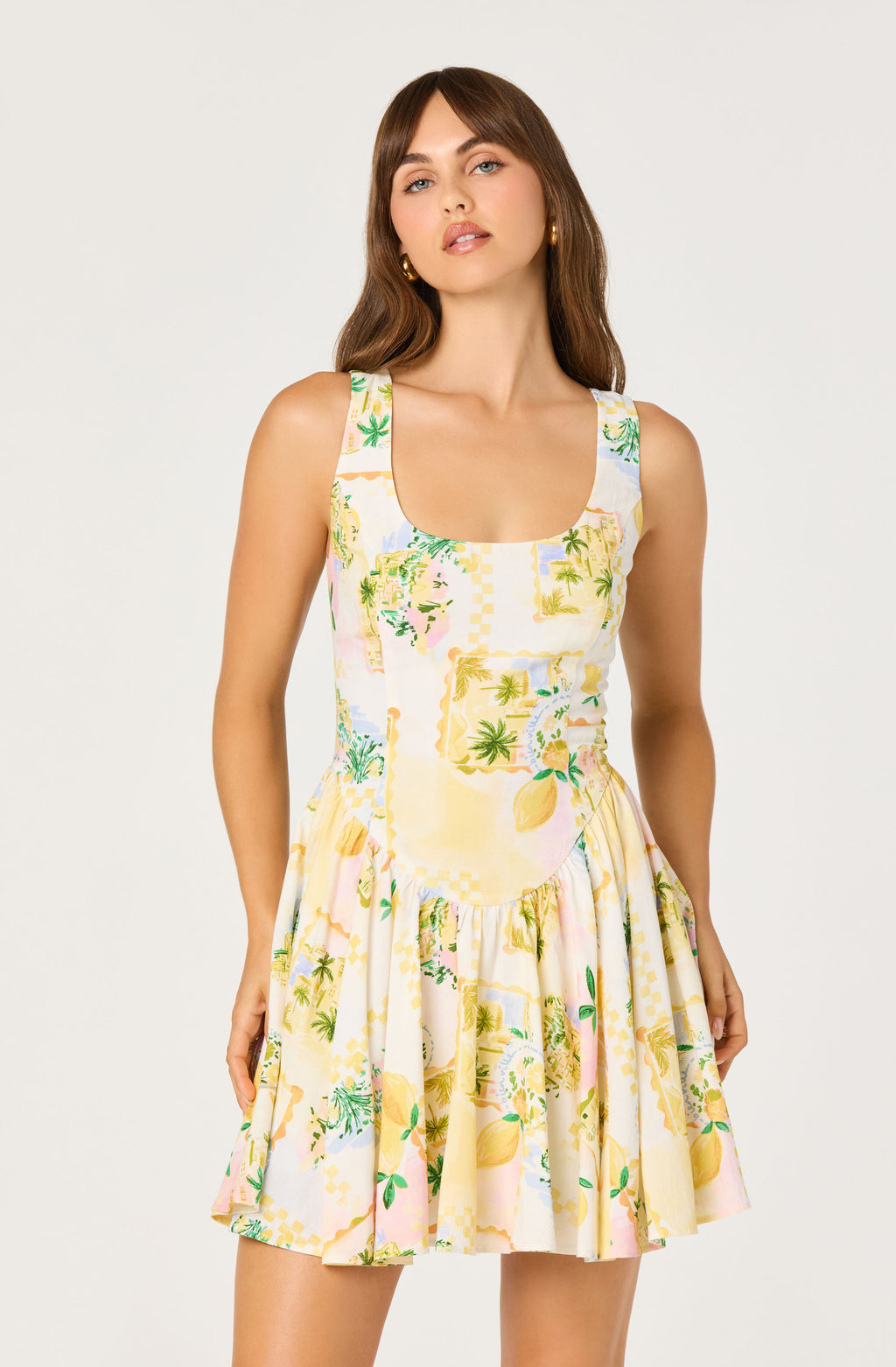 Reina Dress in Lemon Paradise