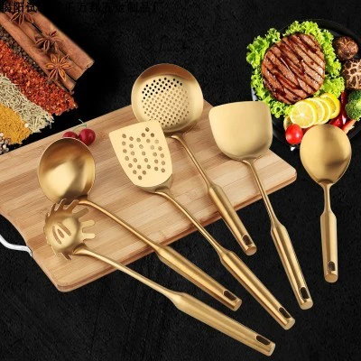 Golden Kitchen Utensil Set