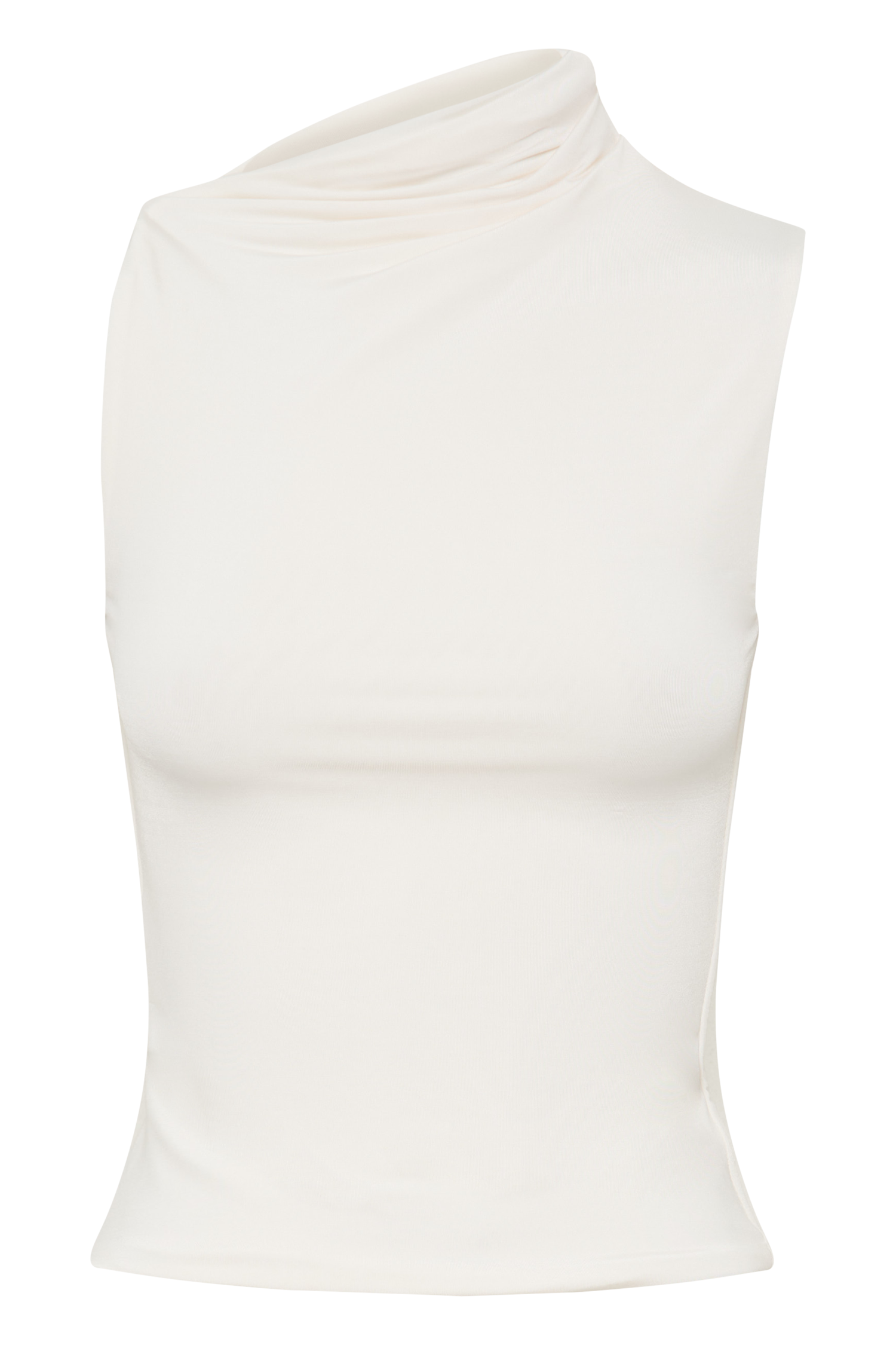 Ivory Sleeveless Slinky Top