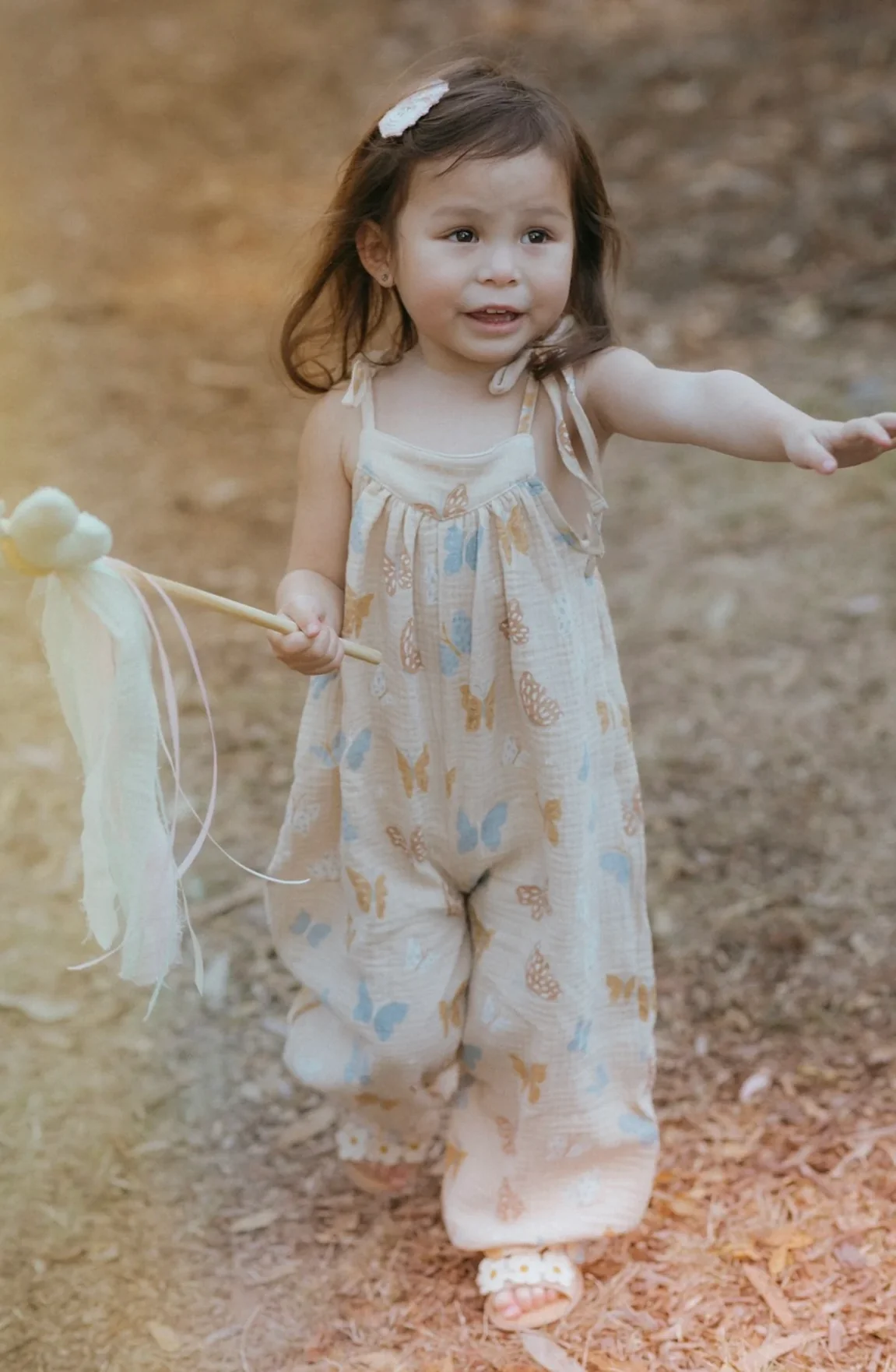 Jane Jumpsuit - Blue Butterfly